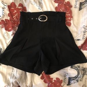 Zara shorts with belt attached